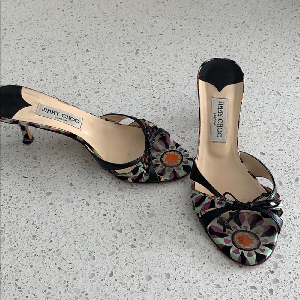 Jimmy Choo low heel slides